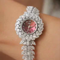 ساعت نقره  جواهری