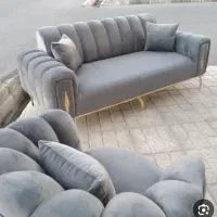 مبل مدل صدفی //رنگ و پارچه به دلخواه شما|مبلمان خانگی و میز عسلی|تبریز, |دیوار