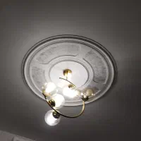 لوستر مدل ماه|لوستر و چراغ آویز|پاکدشت, پارچین|دیوار