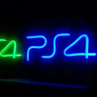 تابلوی نئون طرح ps4 وps5 رومیزی|کنسول، بازی ویدئویی و آنلاین|گنبد کاووس, |دیوار