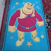 فرش کودک طرح شرک بافت ماشینی موجود است معاوضه نیست