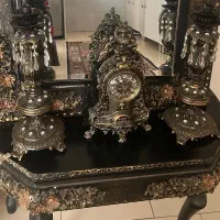 یک دست آینه شمعدان