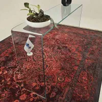 میز کنسول شیشه ای خم - با شلف شیشه ای و چوبی|بوفه، ویترین، کنسول|تهران, شهرک استقلال|دیوار