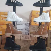 تعدادی پوتین ازسایز۳۱تا۳۶داخل خزوزیپ دارونیم ساق