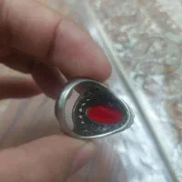 انگشتر جذاب مردانه عقیق سرخ یمن فیروزه کرمانشاه|جواهرات|یزد, |دیوار