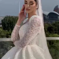 فروش و اجاره لباس عروس پوشیده فول عربی