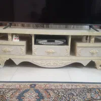 میزتلویزیون سفید سه تیکه عالی