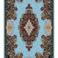 فرش ۹متری۷۰۰شانه آکریلیک اصل کاشان نو(دو تخته تکی)