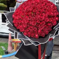 دسته گل بزرگ|گل و گیاه طبیعی|شیراز, خلدبرین|دیوار