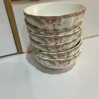 ۶عدد پیاله گلد کیش نو با جعبه
