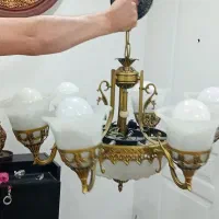 لوستر ۶ شاخه برنزی
