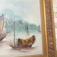 نقاشی  نقاشی کشتی|تابلو، نقاشی، عکس|رباط‌کریم, الارد|دیوار