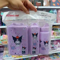 لوازم تحریر/ ست ظرف غذا + قمقمه + لقمه کرومی‌ و