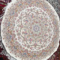 فرش دایره  خطیبی (۲×۲)رنج ۵۰  ابریشم|فرش|تبریز, |دیوار