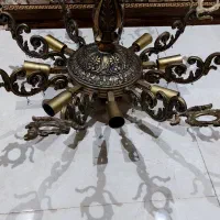 لوستر۸شعله برنزی