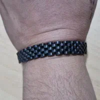 دستبند استیل رولکس مشکی رنگ ثابت|بدلیجات|زنجان, |دیوار