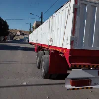 دم تریلی لبه دار دو محور