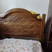 تخت یکنفره بدون تشک نو نو