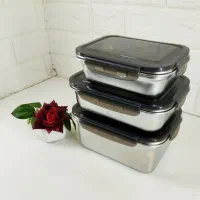 ظرف غذا استیل یونیک جاروبرقی بخارشو اسنک خردکن