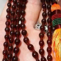 تسبیح شاه مقصود قرمز افغان معدن قندهار کلکسیونی