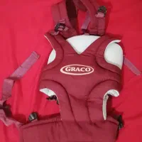 ست کالسکه وکریر و آغوشی رنگ زرشکی