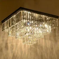 لوستر الماس. کریستالی مدل تینا مربع. AC light