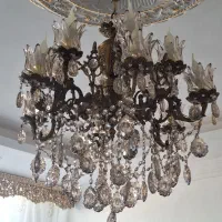 ۲ عددلوستر برنجی|لوستر و چراغ آویز|نظرآباد, نظرآباد|دیوار