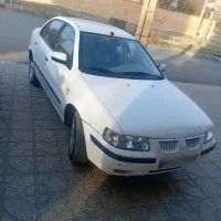 سمند مدل ۹۴ سفید رینگ اسپرت شرکتی دوگانه کارخانه