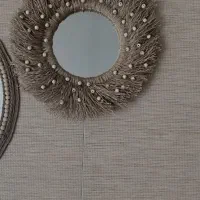 اینه دیواری مکرومه|آینه|نیشابور, شهرک اندیشه|دیوار