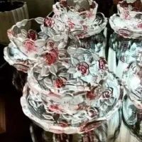 سرویس کریستال والتر ناتاشا ۱۷ پارچه مختص جهیزیه|ظروف سرو و پذیرایی|کرج, دهقان ویلا|دیوار