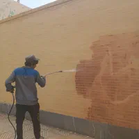 کفسابی سنگ سابی ساب زن شستشوی نما|خدمات نظافت|یزد, |دیوار