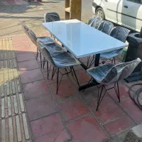 ست میز و صندلی مدرن فلزی علوی|کافی‌شاپ و رستوران|ری, صالح‌آباد شرقی|دیوار