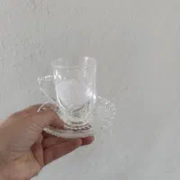 فنجان و نعلبکی ۶ عددی و شکلات خوری