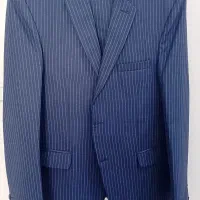 کت و شلوار سورمه ای راه راه