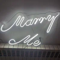تابلو نئون طرح marry me