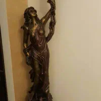 آباژور دکوری مجسمه دخترک ایستاده