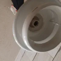 چراغ آویز فلزی سفید، ارتفاع قابل تنظیم|لوستر و چراغ آویز|اصفهان, باغ نگاره|دیوار