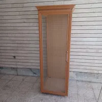 ویترین  پایه استیل   ام دی اف