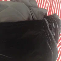 پارچه مخمل مشکی گرم بالا ژاپن تور دانتل.حریرژاپن