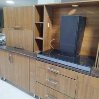 ۱۲ متر کابینت ام دی اف باسینک و هود و گاز|مصالح و تجهیزات ساختمان|اصفهان, شهرستان|دیوار