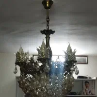 لوستر برنجی|لوستر و چراغ آویز|محمدیه-قزوین, |دیوار