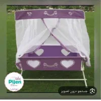 گهواره تاشو بزند کلبه رنگ بنفش نو