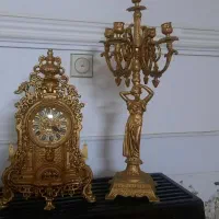 آینه و شمعدان و ساعت(ست کامل)|بوفه، ویترین، کنسول|کاشان, فاز ۱ ناجی آباد|دیوار