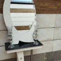 آینه شمعدان سالم در حد نو