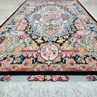 فرش (جفت دو ذرعی) سالاری کف ابریشم تبریز نو|فرش|تهران, ونک|دیوار