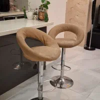 صندلی جکدار اپن پارچه طرح چرم