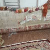 فرش جفت زرنیم نیم کاره