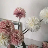 سه شاخه گل مصنوعی نو