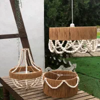 لوستر مکرومه|لوستر و چراغ آویز|رشت, منظریه|دیوار