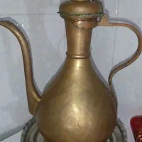 افتابه لگن و سینی اب چکان برنج و مس